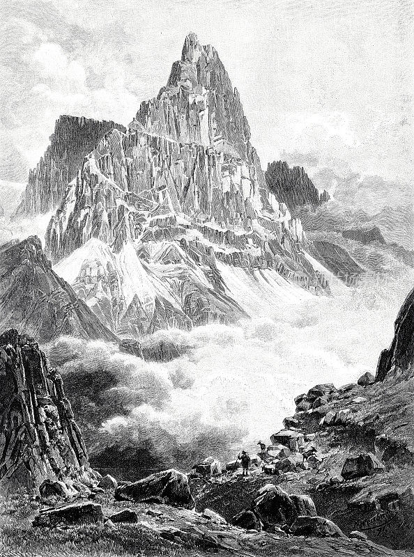 Cimon della Pala,白云岩